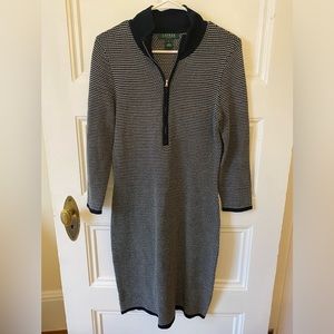 🌻 Ralph Lauren Zip Midi Knit Dress